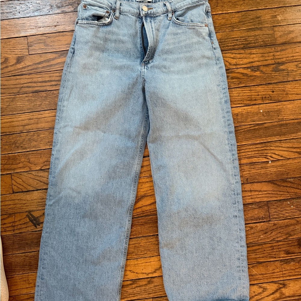 Agolde Light Blue Straight Leg Men’s Jeans